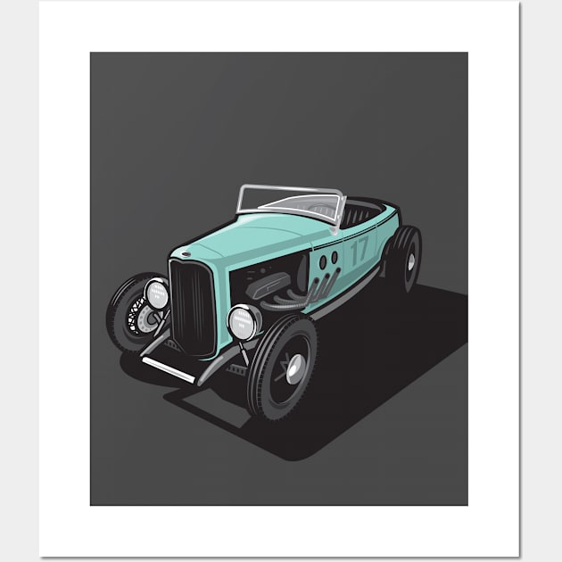 Hot Rod Love Wall Art by GSD64